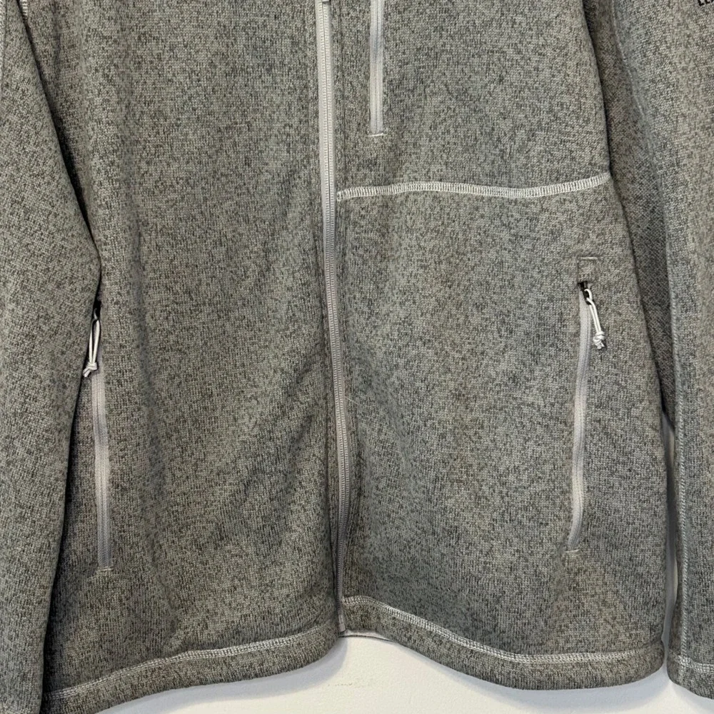 The North Face Gordon Lyons Full Zip Fleece Jacket Grey Heather NF0A3LH7 Mens XL